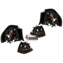 FEUX TUNING A LED ROUGE NOIR BMW E90 (00331)