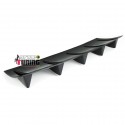 DIFFUSEUR SPORT CARBONE UNIVERSEL A 5 AILERONS POUR PARE-CHOCS ARRIERE (04719)