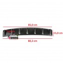 DIFFUSEUR SPORT CARBONE UNIVERSEL A 7 AILERONS POUR PARE-CHOCS ARRIERE (04721)