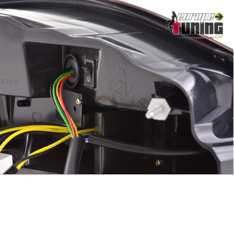 FEUX LEDS CELIS DYNAMIQUES PORSCHE BOXTER 987 04-09 ROUGES FUMES  (04475)