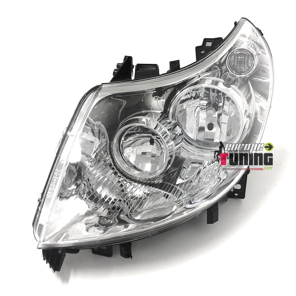 Phare Avant Droit Avec Moteur Pour Fiat Ducato, Citroën Jumper, Peugeot Boxer (2006-2010) - Halogène 12V, Réf. 1340663080 Etc.