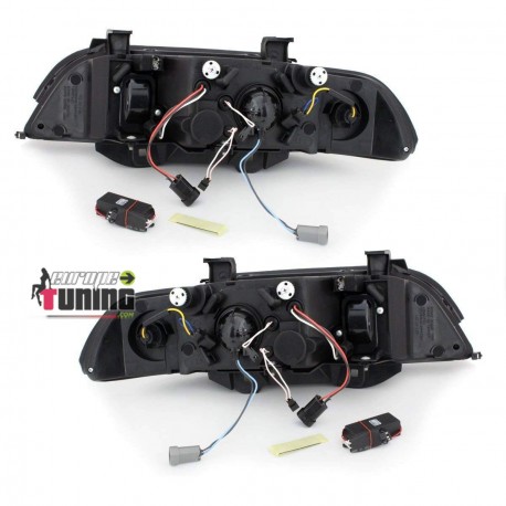 PHARES CCFL ANGEL EYES NOIRS BMW E39 (00504)