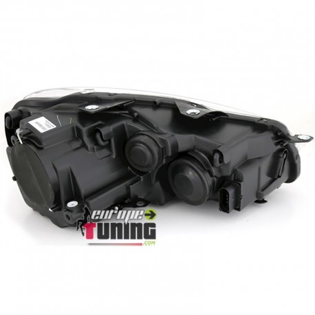 PHARES FEUX AVANTS NOIRS DIURNE DRL AVEC CLIGNOTANTS LEDS DYNAMIQUES VW GOLF 6 (04781)