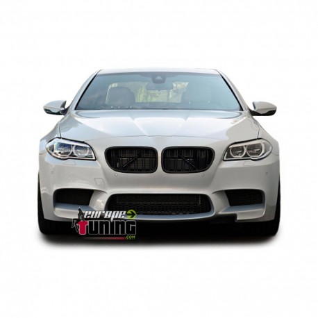 CALANDRES NOIRES SPORT DOUBLE AILETTES BMW SERIE 5 F10 et F11 (04538)