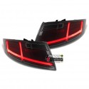 FEUX NOIRS FUMES CELIS CLIGNOTANTS LEDS DYNAMIQUES AUDI TT 8J 2006-2014 (04797)
