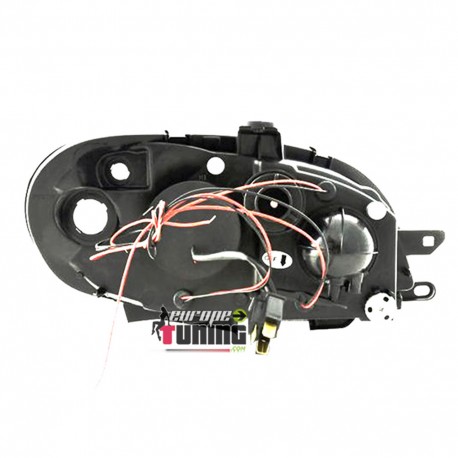 PHARES ANGEL EYES TUNING NOIRS CITROEN SAXO PH2 (11861)
