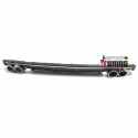 DIFFUSEUR ARRIERE SPORT LOOK S3 AVEC DOUBLES SORTIES INOX POUR AUDI A3 8V 2012-2016 (04836)