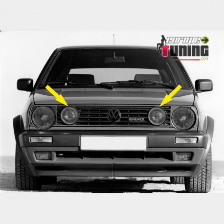 FEUX LONGUE PORTEE TUNING GOLF 1 et GOLF 2 NOIRS (10620)