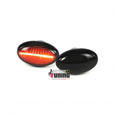 REPETITEURS NOIRS CLIGNOTANTS LEDS MINI COOPER R55 R56 R57 R58 R59 (04881)