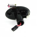 REPETITEURS NOIRS CLIGNOTANTS LEDS MINI COOPER R55 R56 R57 R58 R59 (04881)