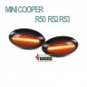 REPETITEURS NOIRS CLIGNOTANTS LEDS MINI COOPER R0 R52 R53 (04882)