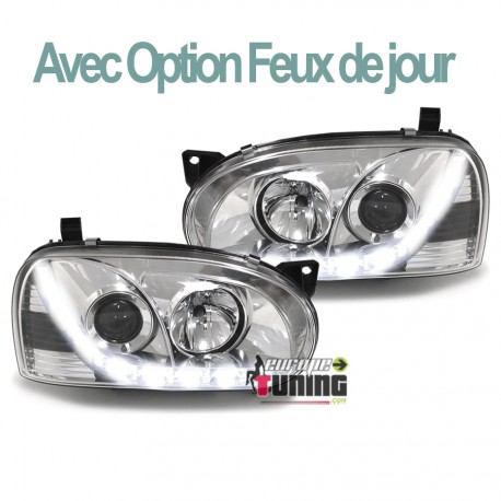 PHARES DRL DIURNES CHROM GOLF 3 (03487)