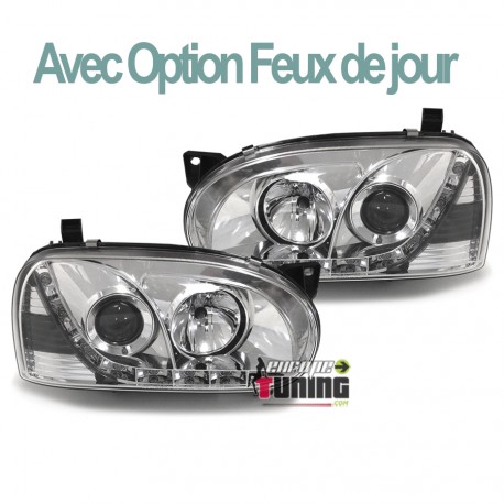 PHARES DRL DIURNES CHROM GOLF 3 (03487)