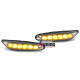 CLIGNOTANTS CHROME REPETITEURS LEDS BMW E81 E82 E87 E88 E90 E91 E92 E93 X1 (04883)