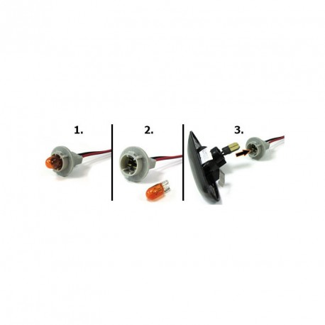 REPETITEURS CLIGNOTANTS LEDS OPEL ASTRA H CORSA D INSIGNIA ... (03272)