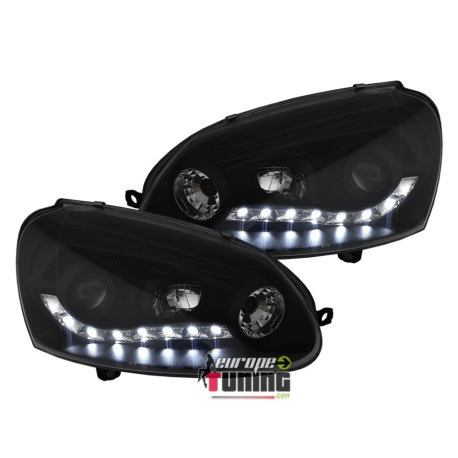 PHARES DEVIL EYES TUNING NOIRS GOLF 5 (13508)