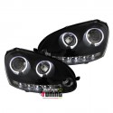 FEUX AVANTS ANGEL EYES TUNING NOIRS GOLF 5 (12361)