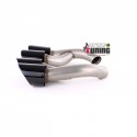 DOUBLES SORTIES SILENCIEUX ECHAPPEMENT SPORT GTS NOIRES PORSCHE 958 TYPE 92A (04968)