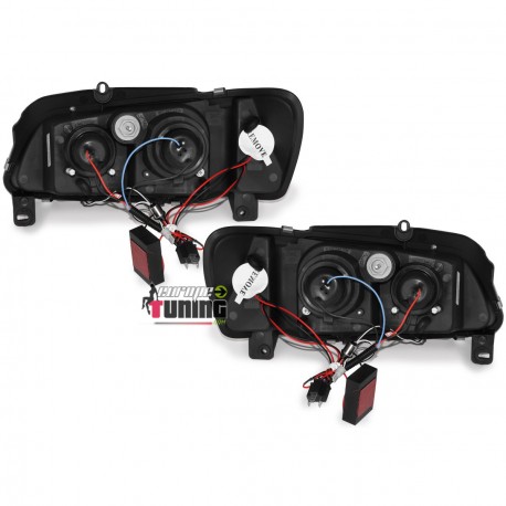 PHARES DEVIL EYES NOIRS PEUGEOT 106 PH2 (02276)