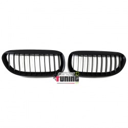 GRILLES CALANDRES SPORT NOIRES MATES LOOK PACK M BMW SERIE 6 E63 E64 (05017)