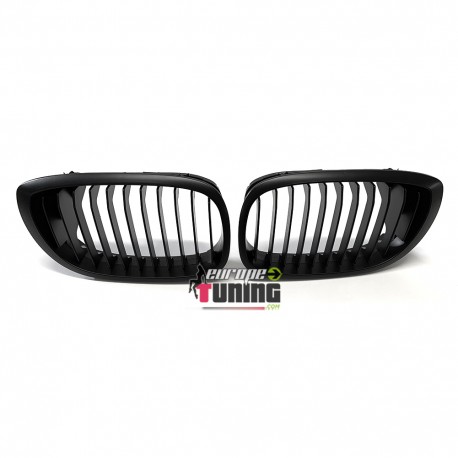 CALANDRES NOIRES MATES LOOK PACK M3 BMW SERIE 3 E46 COUPE CABRIO 2003-2007 (05021)