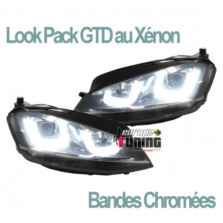 PHARES DE JOUR DIURNES GOLF 7 LOOK GTi (03549)
