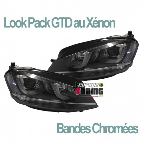 PHARES DE JOUR DIURNES GOLF 7 LOOK GTi (03549)