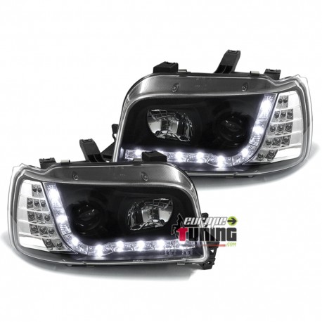 PHARES DEVIL EYES NOIRS RENAULT CLIO 1 (x13557)