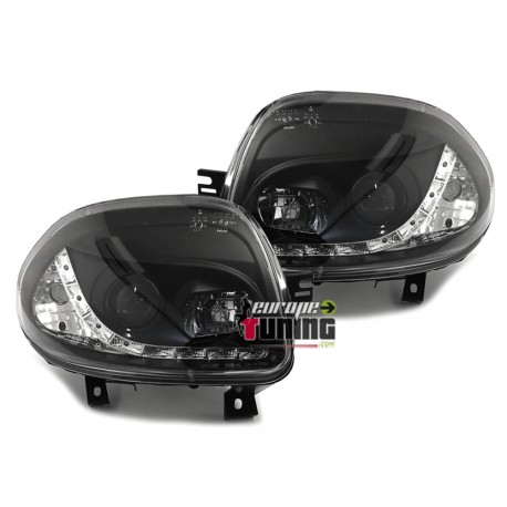 PHARES DEVIL EYES NOIRS RENAULT CLIO 2 (13638)