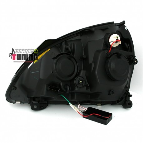PHARES ANGEL EYES NOIRS RENAULT CLIO 01-05 AU NEON (12186)