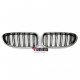 CALANDRES DOUBLES LAMES NOIR ET CHROME LOOK PACK M BMW SERIE 6 F12 F13 F06 (05043)
