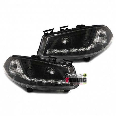 PHARES DEVIL EYES NOIRS TUNING RENAULT MEGANE II (13463)
