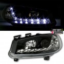 PHARES DEVIL EYES NOIRS TUNING RENAULT MEGANE II (13463)