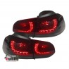 FEUX LED ROUGE NOIRS LOOK GTI R GOLF 6 (02262)