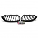 GRILLES CALANDRES NOIRES BRILLANTES SPORT M-PFM BMW SERIE 4 F32 F33 F36 F82 F83 (05078)