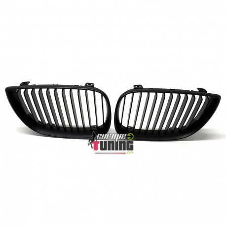CALANDRES SPORT NOIR MAT PACK M-PFM BMW SERIE 1 E81 E87 E82 E88 PHASE 1 2004-2007 (05131)