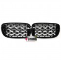 CALANDRES SPORT LUXE STYLE DIAMANT NOIR BMW SERIE 7 BERLINE G11 ET G12 (05133)