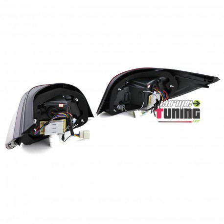 FEUX ROUGES NOIRS CELIS A LED BMW SERIE 5 E60 BERLINE LCI PH2 2007-2010 (05152)