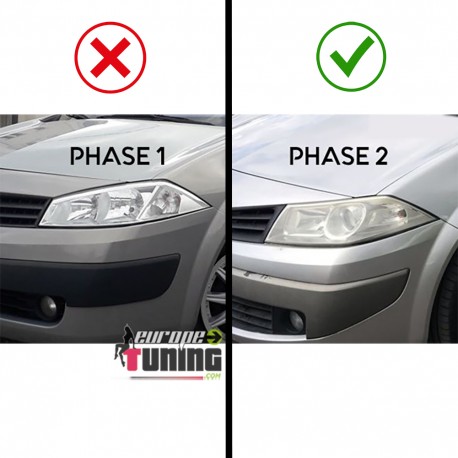 PHARE AVANT GAUCHE - CONDUCTEUR POUR RENAULT MEGANE II PHASE II DE 2006 A 2008 (51568)