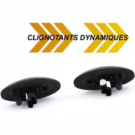REPETITEURS CLIGNOTANTS LEDS DYNAMIQUES PEUGEOT 206 307 ...CITROEN C2 C3 ...(05277)