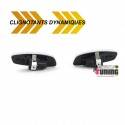 REPETITEURS NOIRS CLIGNOTANTS LEDS DYNAMIQUES PEUGEOT 207 308 ...CITROEN C3 DS3 ...(05279)