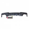 DIFFUSEUR SPORT DOUBLES SORTIES BMW SERIE 5 F10 F11 SPORT PACK M A PEINDRE (05351)