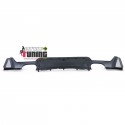 DIFFUSEUR SPORT NOIR BRILLANT 4 SORTIES DROITE GAUCHE BMW SERIE 4 COUPE F32 F36 PACK M (05396)