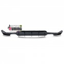 DIFFUSEUR SPORT NOIR BRILLANT 4 SORTIES DROITE GAUCHE BMW SERIE 4 COUPE F32 F36 PACK M (05396)