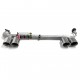 SORTIES ECHAPPEMENT SPORT INOX CONVERSION 4 SORTIES DUPLEX BMW SERIE 3 F30 F31 ET SERIE 4  F32 F33 F36(05403)
