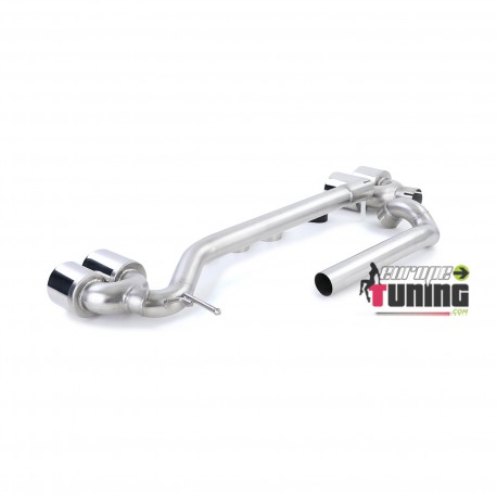 SORTIES ECHAPPEMENT INOX CONVERSION 4 SORTIES DUPLEX BMW SERIE 5 F10 F11 F12 F13 (05409)