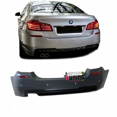 PARE CHOCS ARRIERE SPORT PACK M PERFORMANCE BMW SERIE 5 F10 2010-2017  (05424) - EuropeTuning