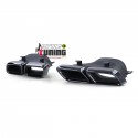 DIFFUSEUR FULL BLACK PACK C63 AVEC DOUBLES SORTIES MERCEDES CLASSE C C205 COUPE & A205 CAB (05436)