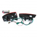 FEUX NOIRS A LED DYNAMIQUES AUDI A6 C7 BERLINE LOOK PHASE 2 POUR PHASE 1 2011-2014 (05446)