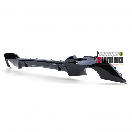 DIFFUSEUR SPORT NOIR POUR SORTIES DROITE ET GAUCHE BMW SERIE 3 G20 PACK M (05457)